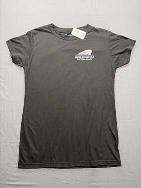 Indian Motorcycle Daytona Beach Graphic T-Shirt Women's Size XL
